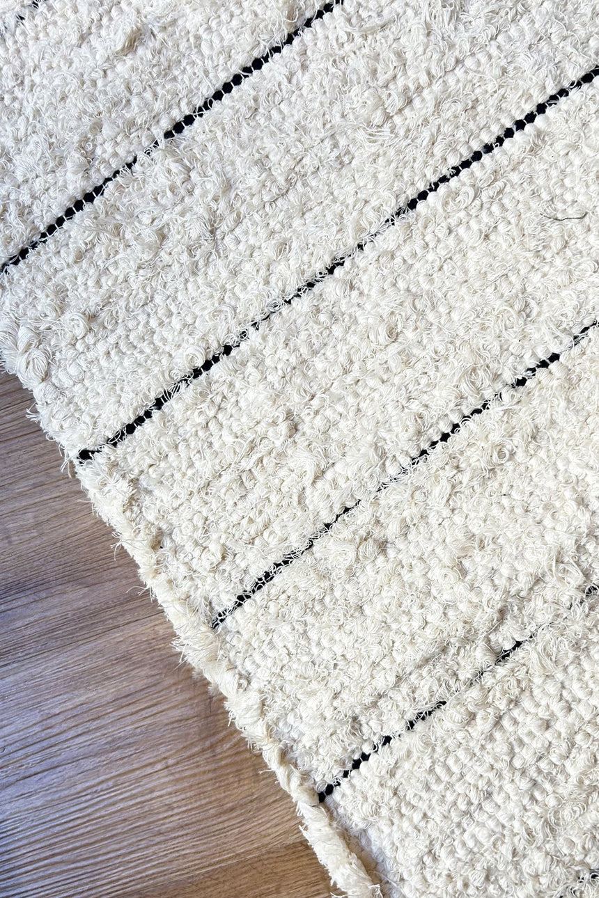 Tapis de couloir en coton recyclé tissé à la main LINHAS - AFKliving