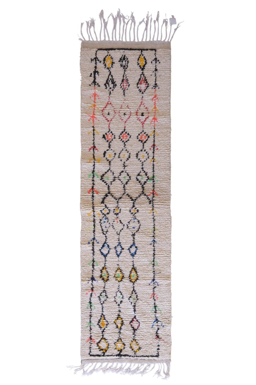 Tapis de couloir marocain en laine 80 x 280 cm - AFKliving