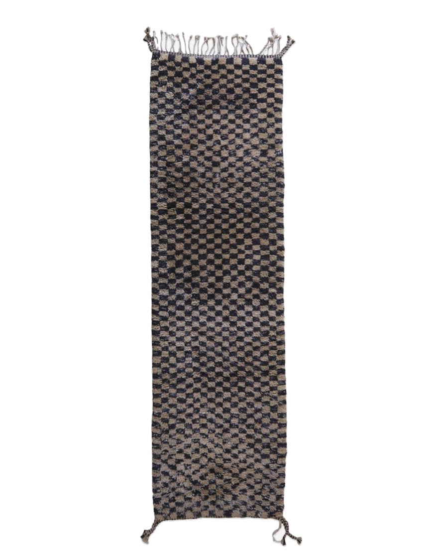 Tapis de couloir marocain en laine 90 x 313 cm - AFKliving
