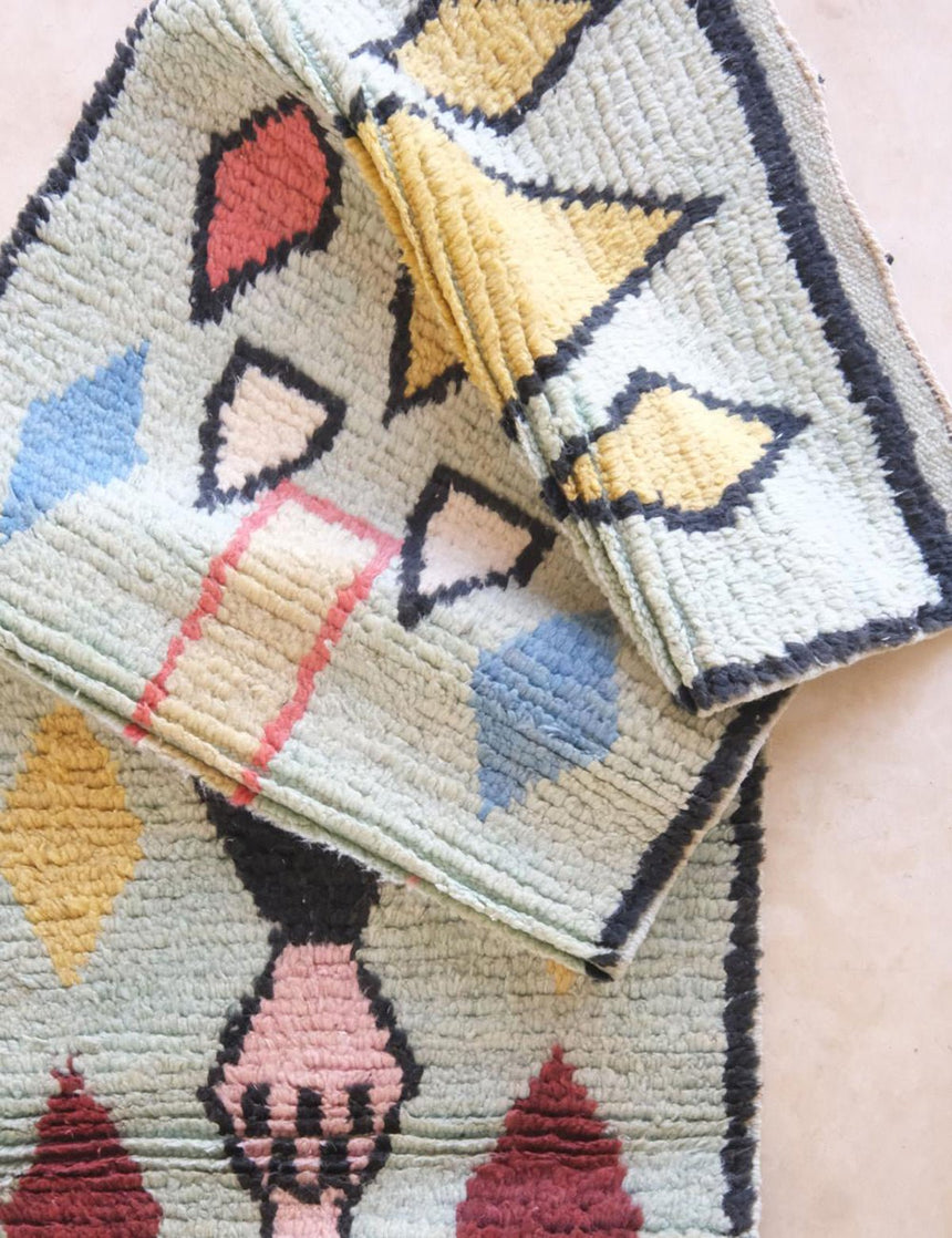Tapis de couloir pure laine berbère 64 x 335 cm - AFKliving