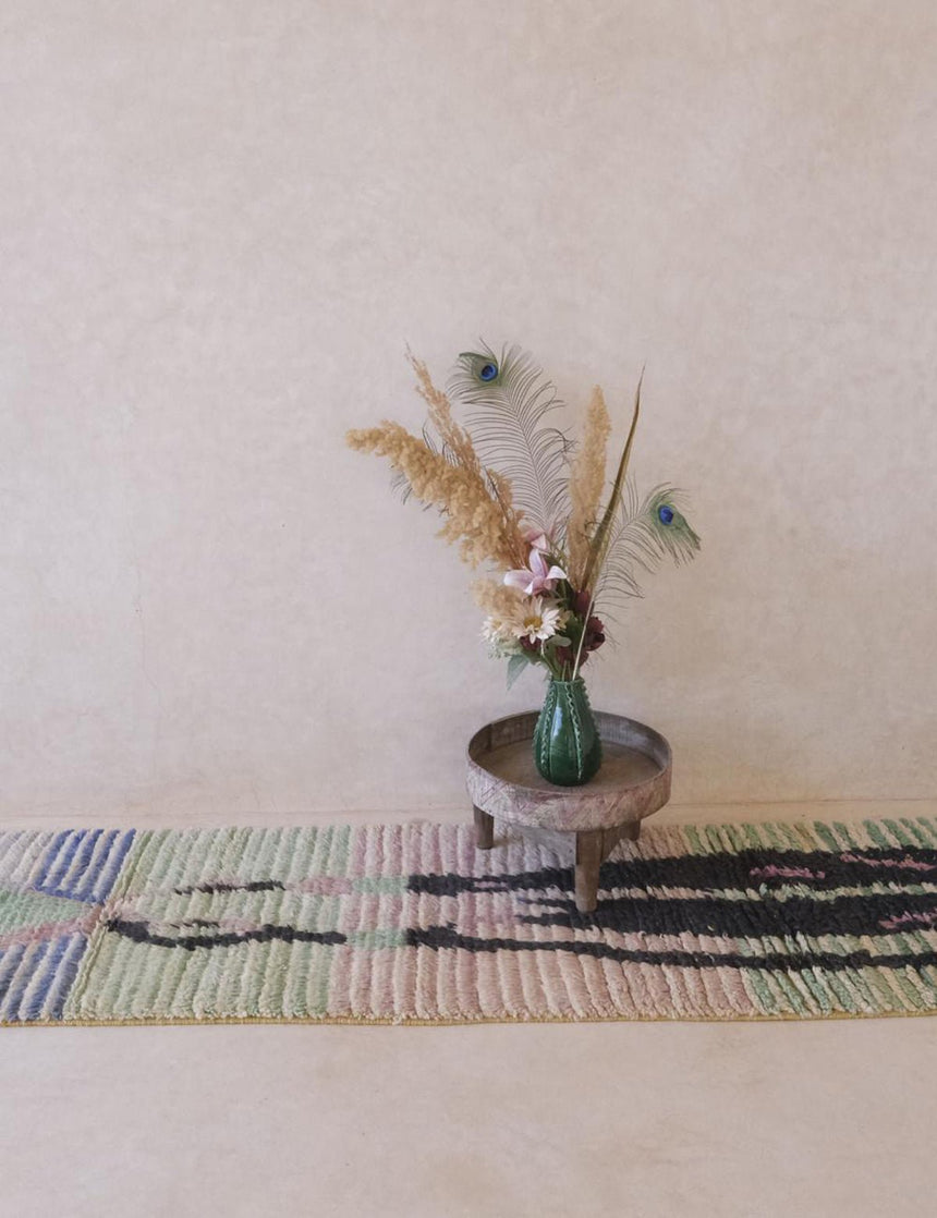 Tapis de couloir pure laine berbère 70 x 301 cm - AFKliving