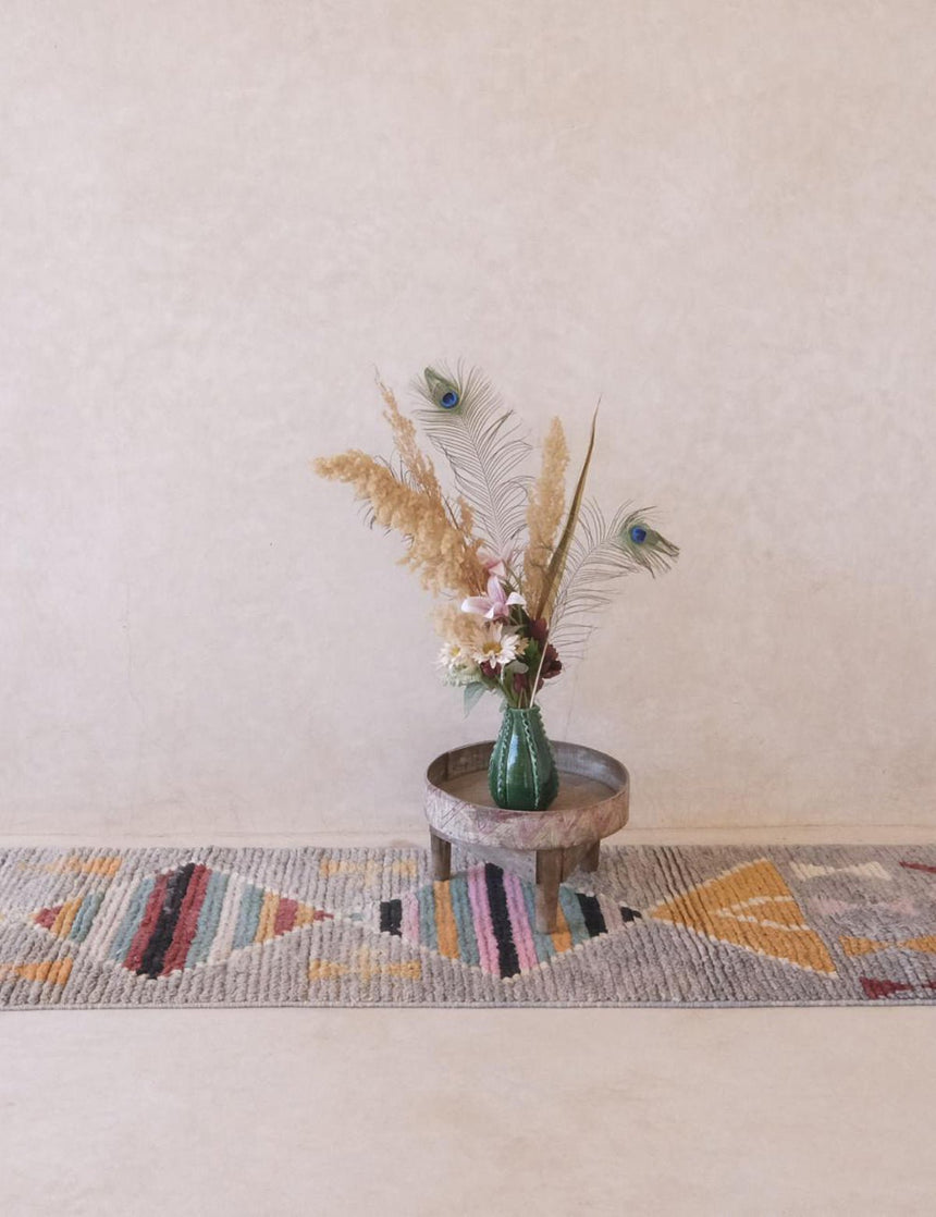 Tapis de couloir pure laine berbère 74 x 351 cm - AFKliving