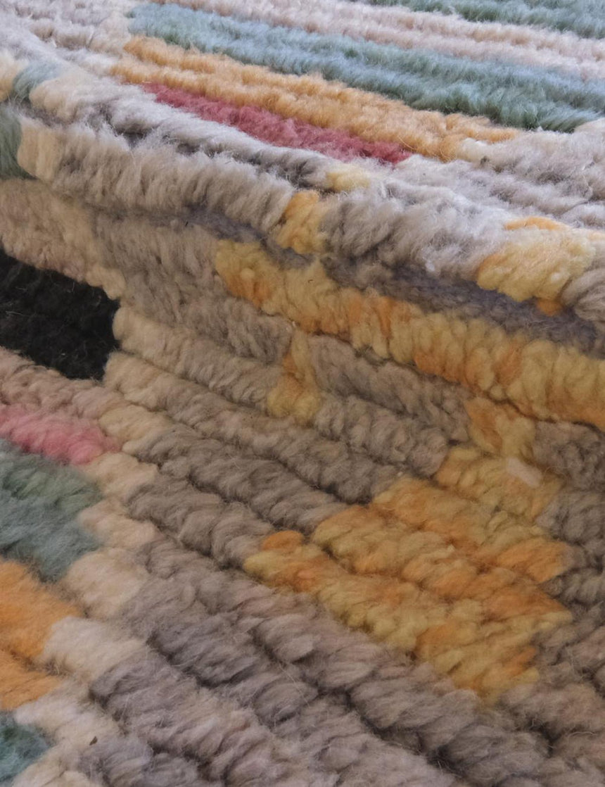 Pure Berber wool hallway rug 74 x 351 cm - AFKliving