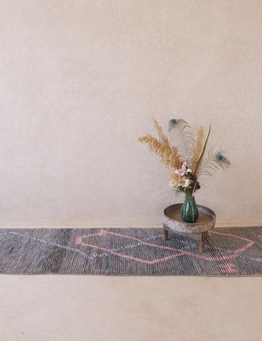 Tapis de couloir pure laine berbère 75 x 406 cm - AFKliving