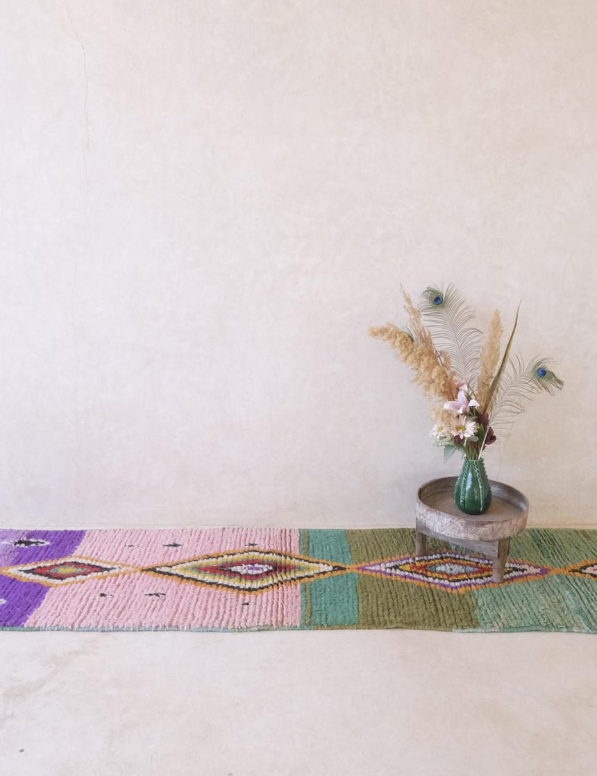 Tapis de couloir pure laine berbère - tapis sur mesure - AFKliving