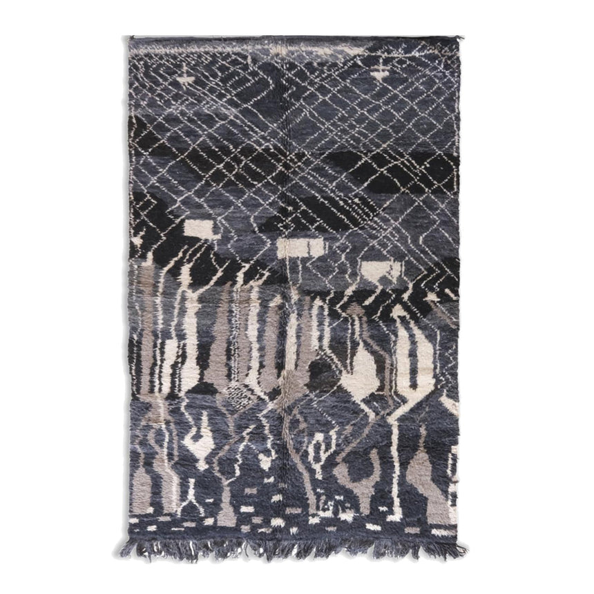 Tapis de laine abstrait marocain 173 x 278 cm - AFKliving