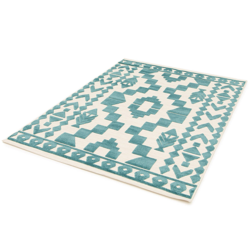 Tapis de style ethnique avec effet sculpté ATACAMA - AFKliving