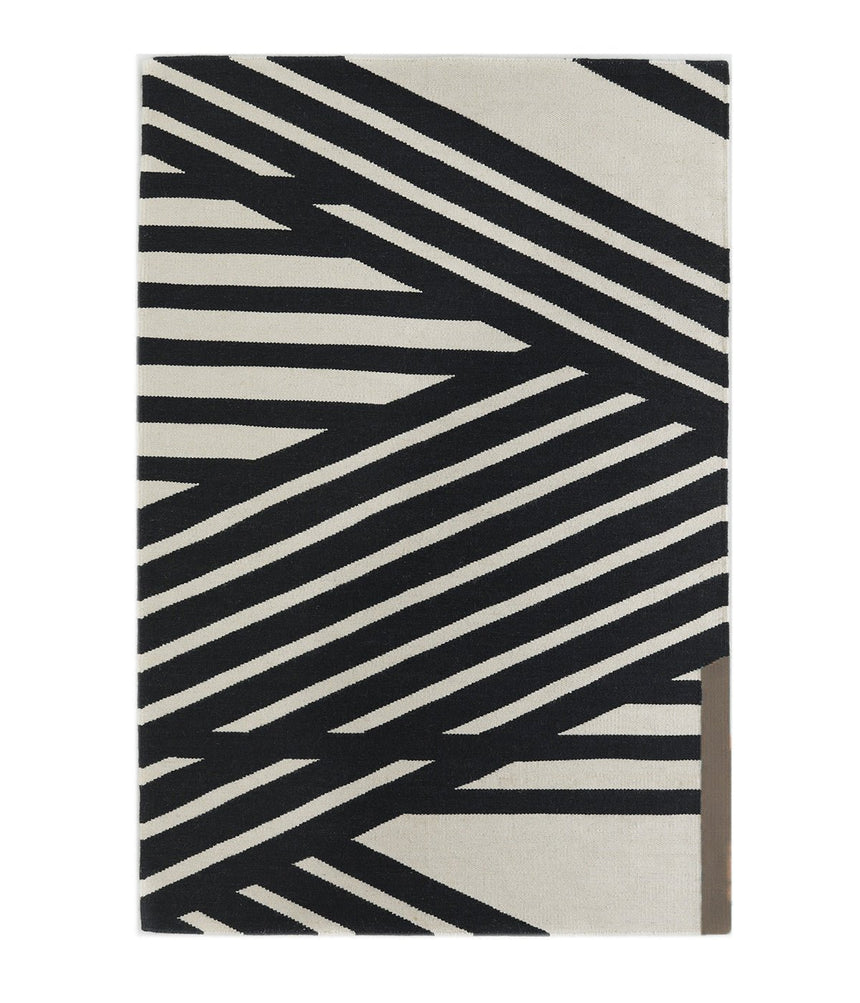 Kilim Deco Tapis in Stripe wool