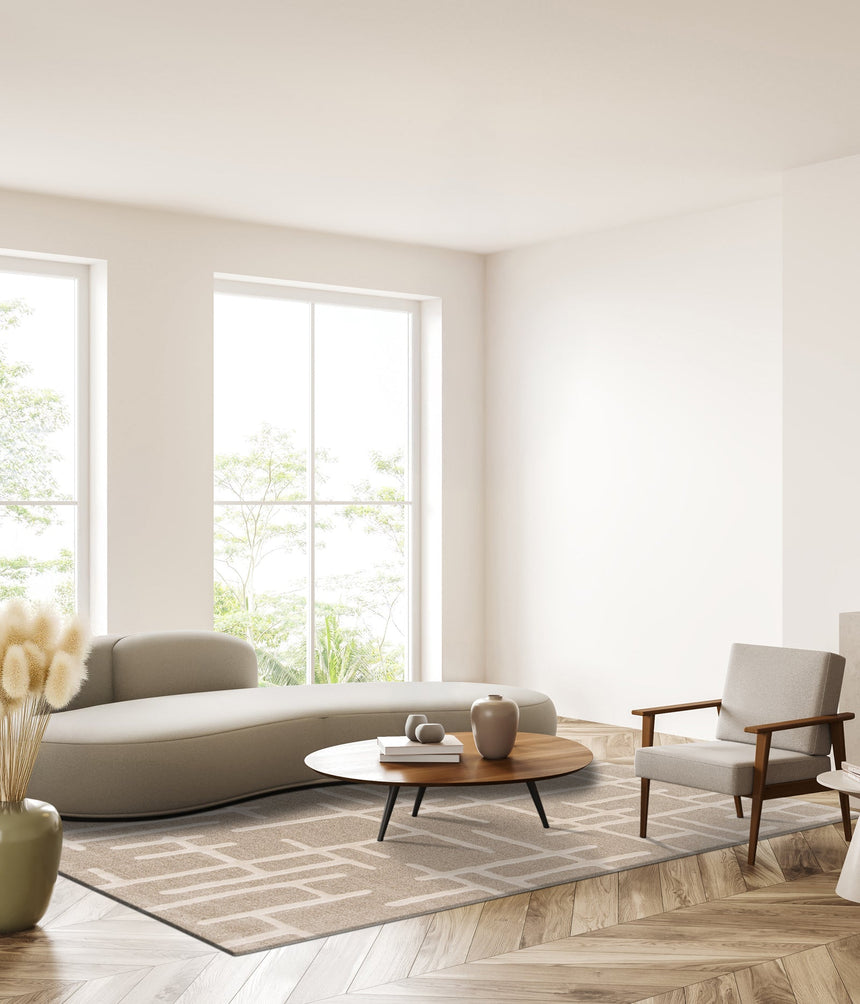 Tapis design à effet relief ESQUIZ - AFKliving
