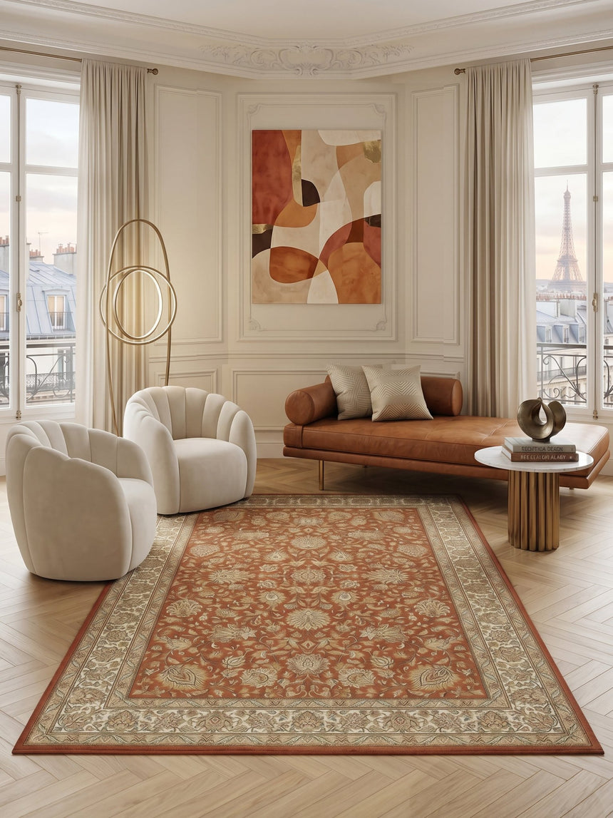 Designer rug with floral pattern VENDOME - AFKliving