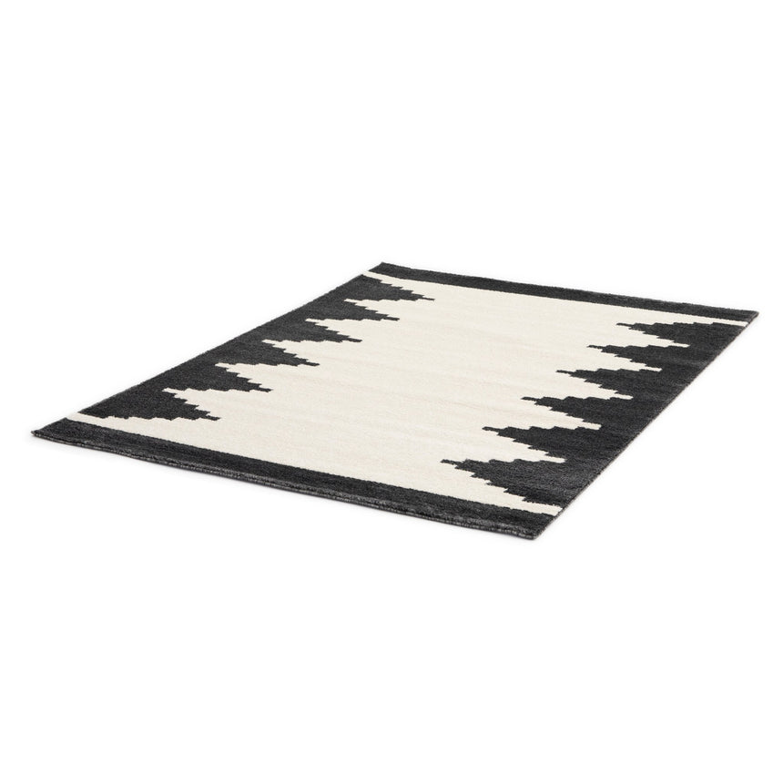 Tapis design Amelia Noir - AFKliving