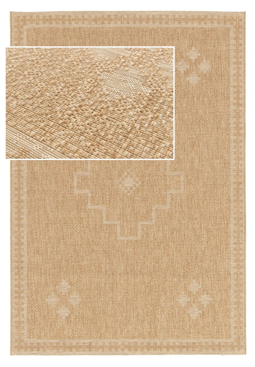 Tapis design aspect jute intérieur extérieur ARID - AFKliving