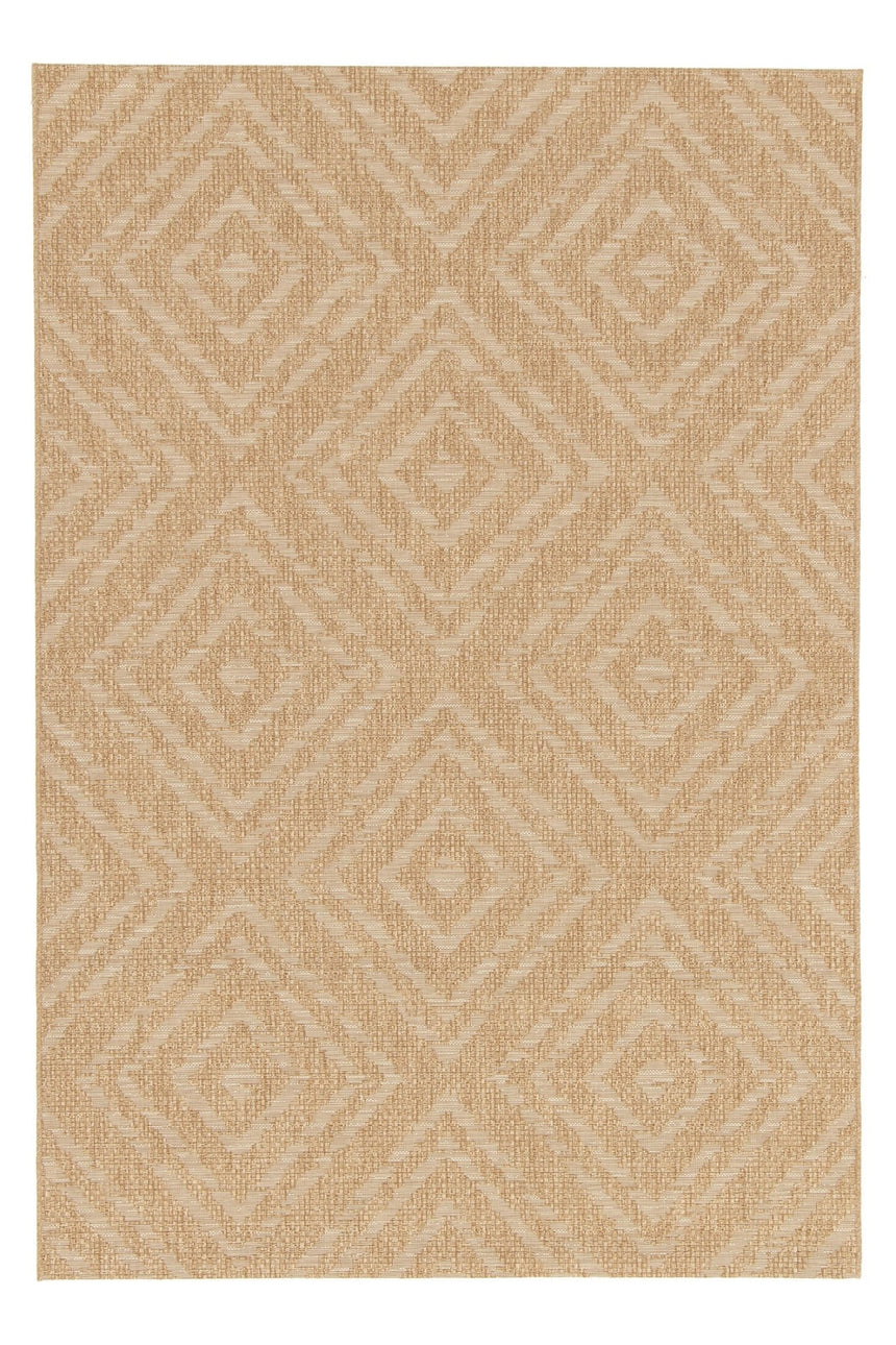 Tapis design aspect jute intérieur extérieur LATTICE - AFKliving