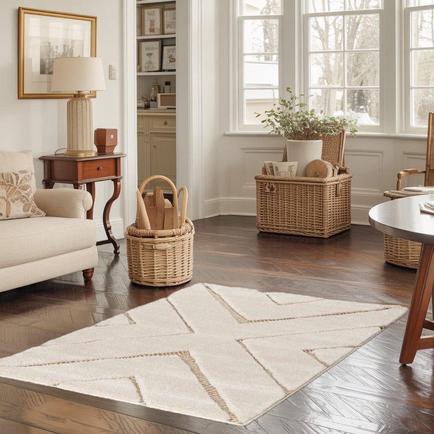 Tapis design avec effet relief ROMY - AFKliving