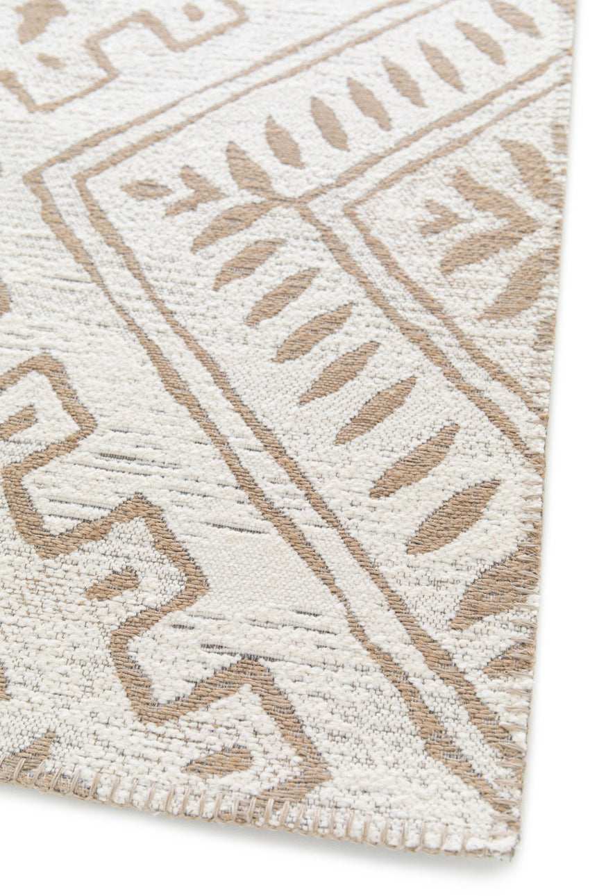 Tapis design en tissage Gobelins en jute et fibres recyclées SANTA FE - AFKliving