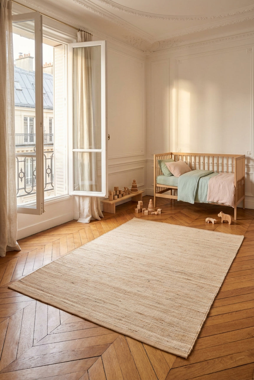 TERRA handmade braided jute rug