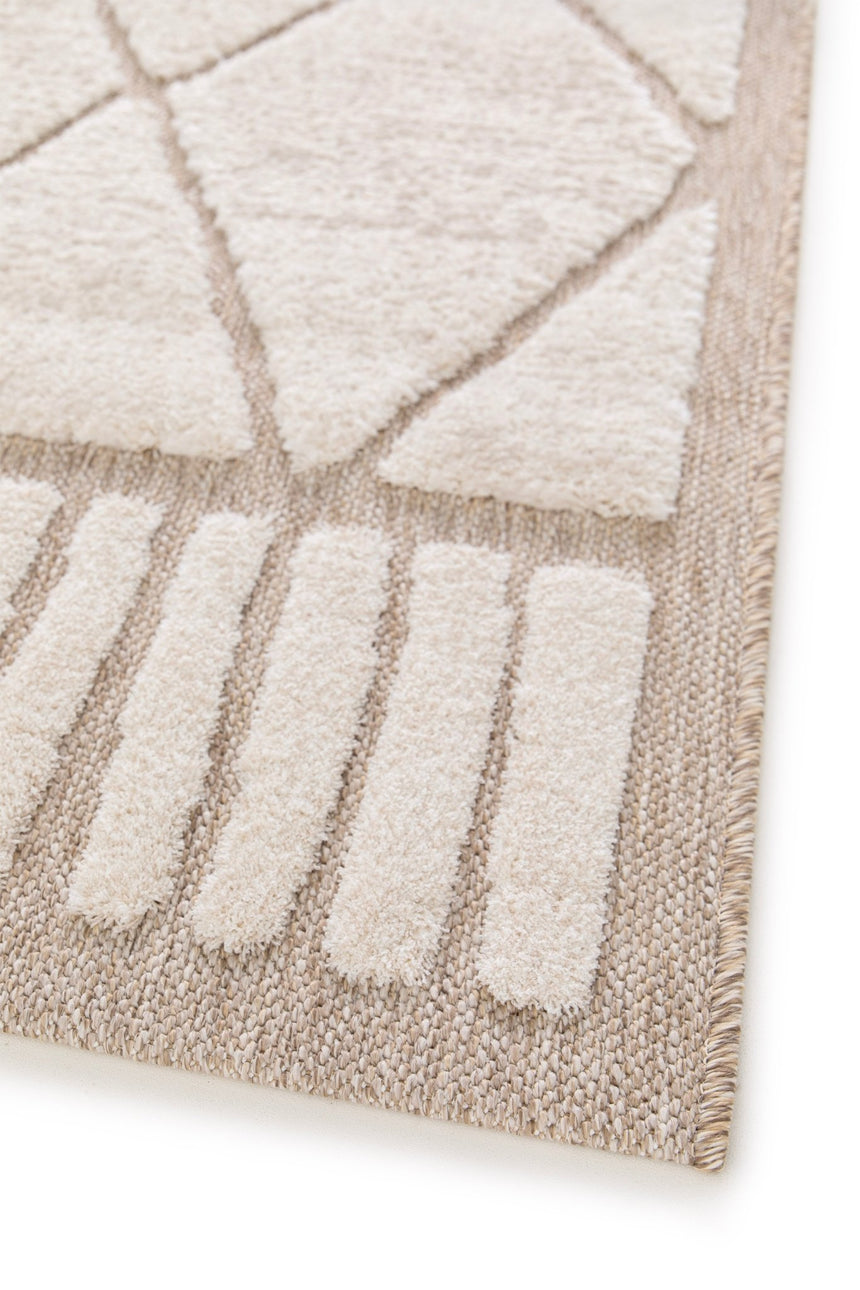 Tapis design inspiration ethnique avec effet relief ALBA - AFKliving