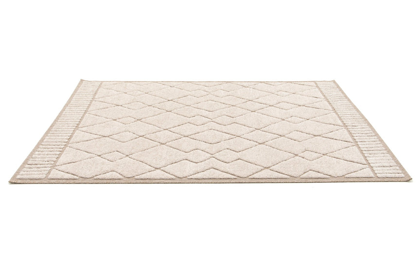 Tapis design inspiration ethnique avec effet relief ALBA - AFKliving