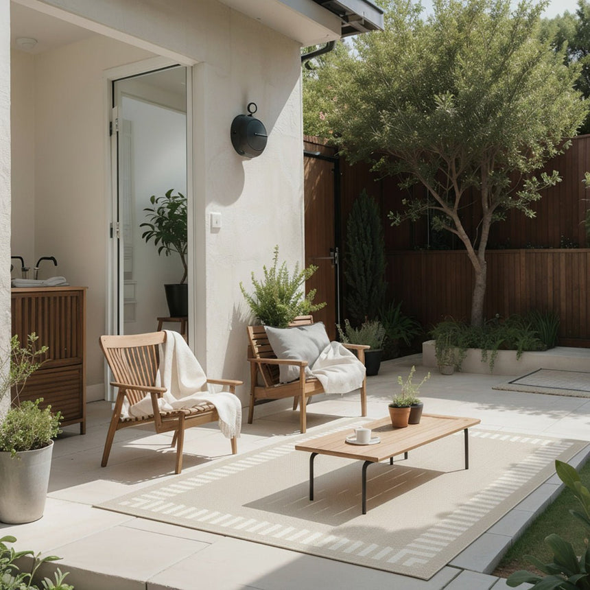 Tapis design intérieur extérieur en polyester recyclé AGORA - AFKliving