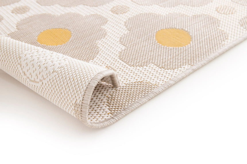 Tapis design intérieur extérieur en polyester recyclé DAISY - AFKliving