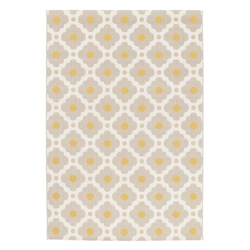 Tapis design intérieur extérieur en polyester recyclé DAISY - AFKliving