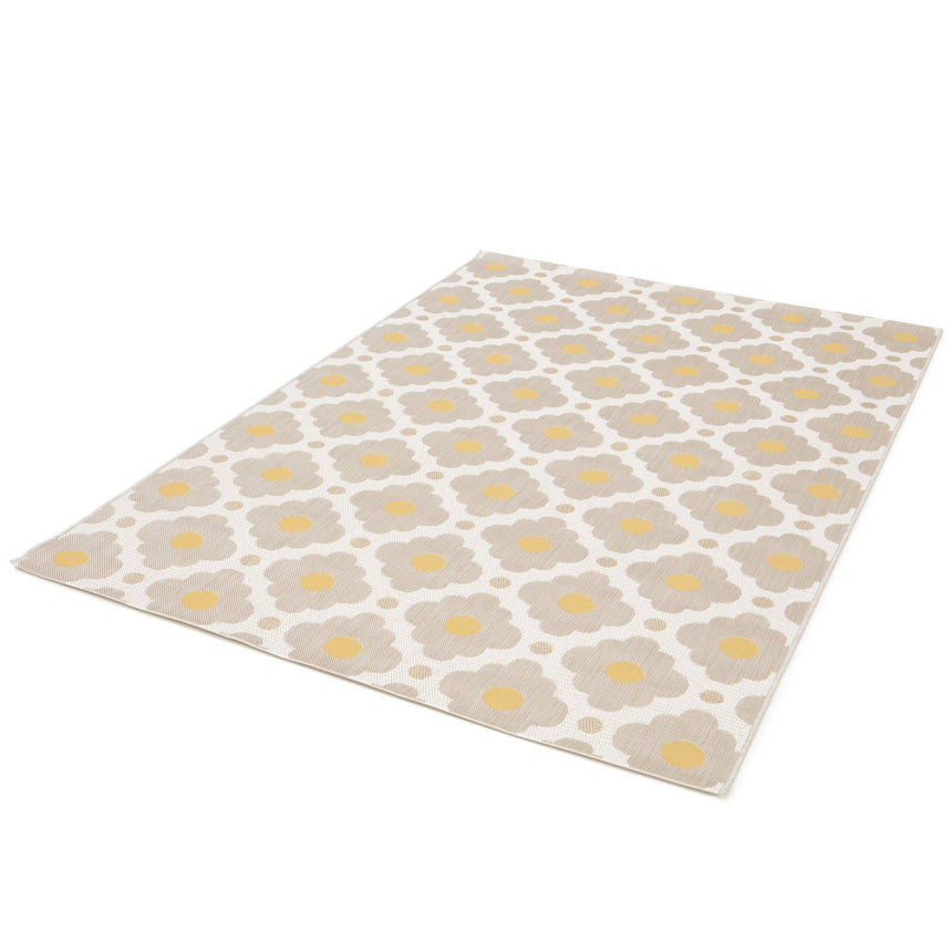 Tapis design intérieur extérieur en polyester recyclé DAISY - AFKliving