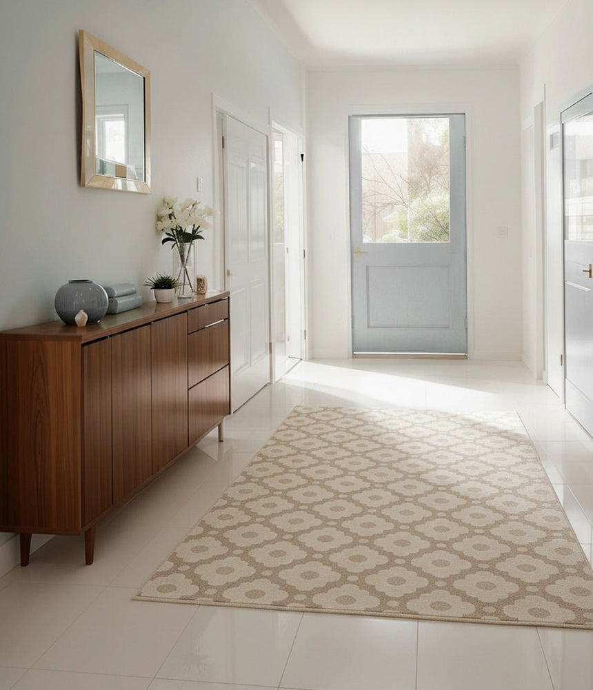 Tapis design intérieur extérieur en polyester recyclé DAISY - AFKliving