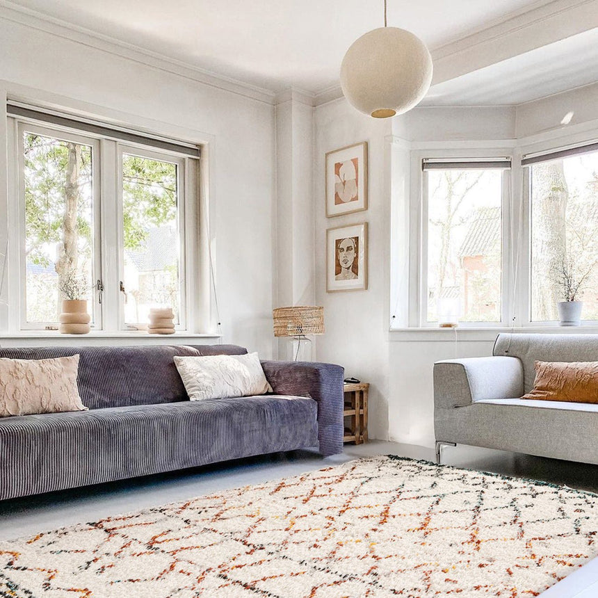 Tapis doux et épais de style ethnique TIFAWT - AFKliving