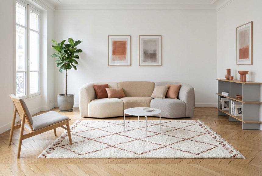 Tapis doux et design pour intérieur chaleureux TIFIN