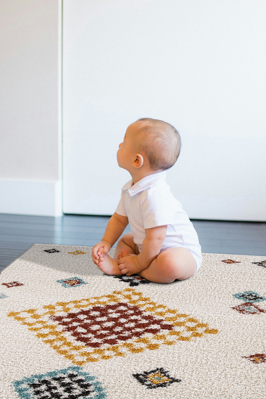 Tapis doux et épais de style ethnique ZAZOU - AFKliving