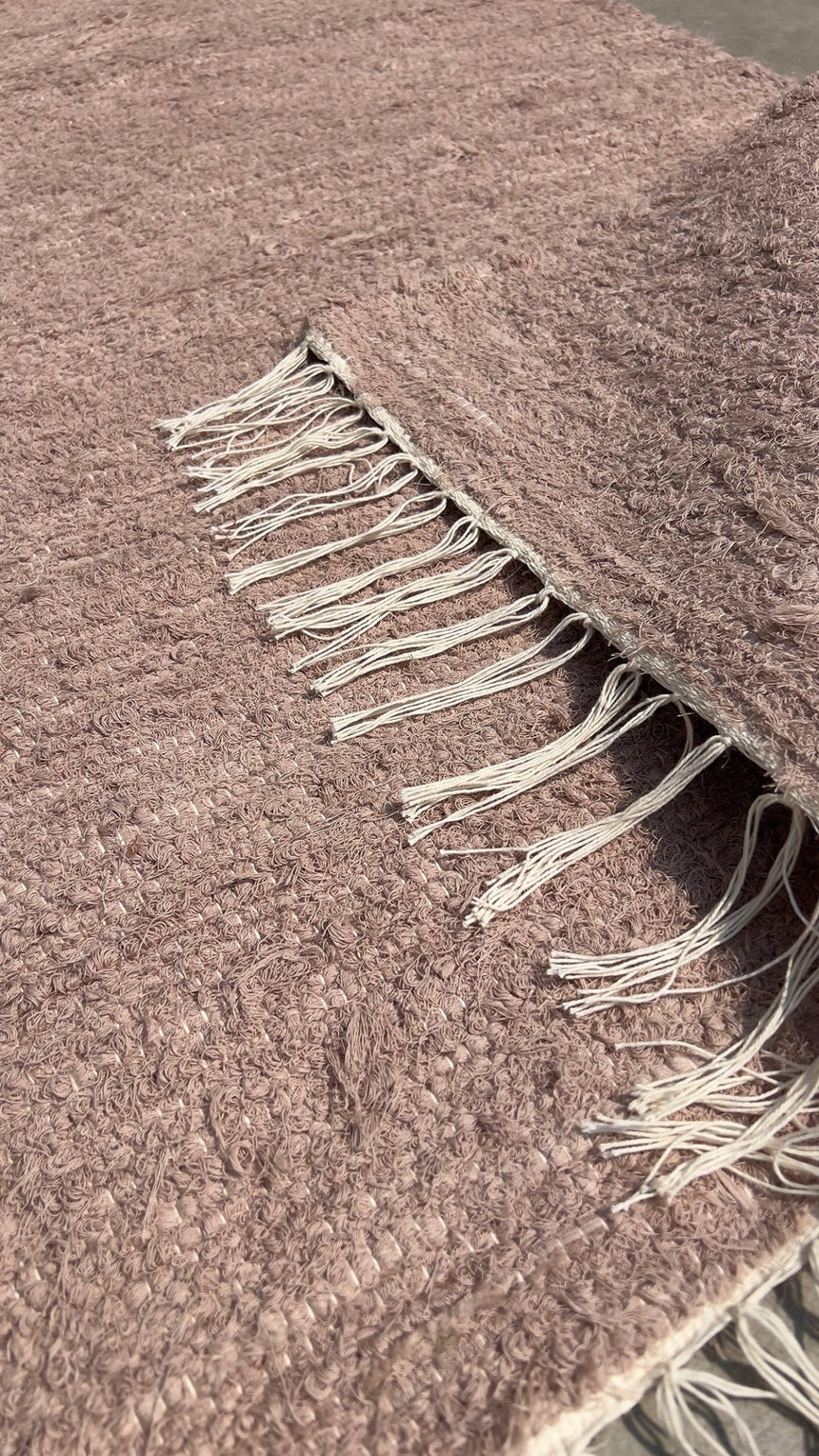 Tapis en coton recyclé tissé à la main AMALIA - AFKliving