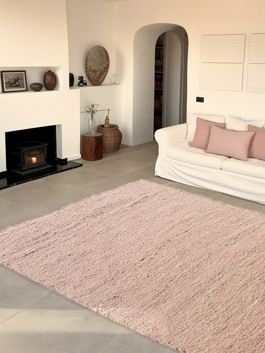 Tapis en coton recyclé tissé à la main AMALIA - AFKliving