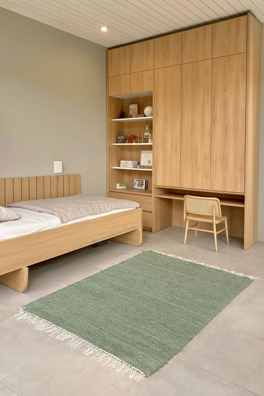 Tapis en coton recyclé tissé à la main AMALIA - AFKliving