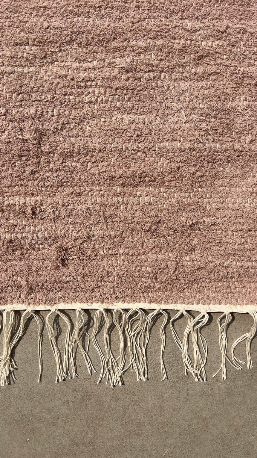 Tapis en coton recyclé tissé à la main AMALIA - AFKliving