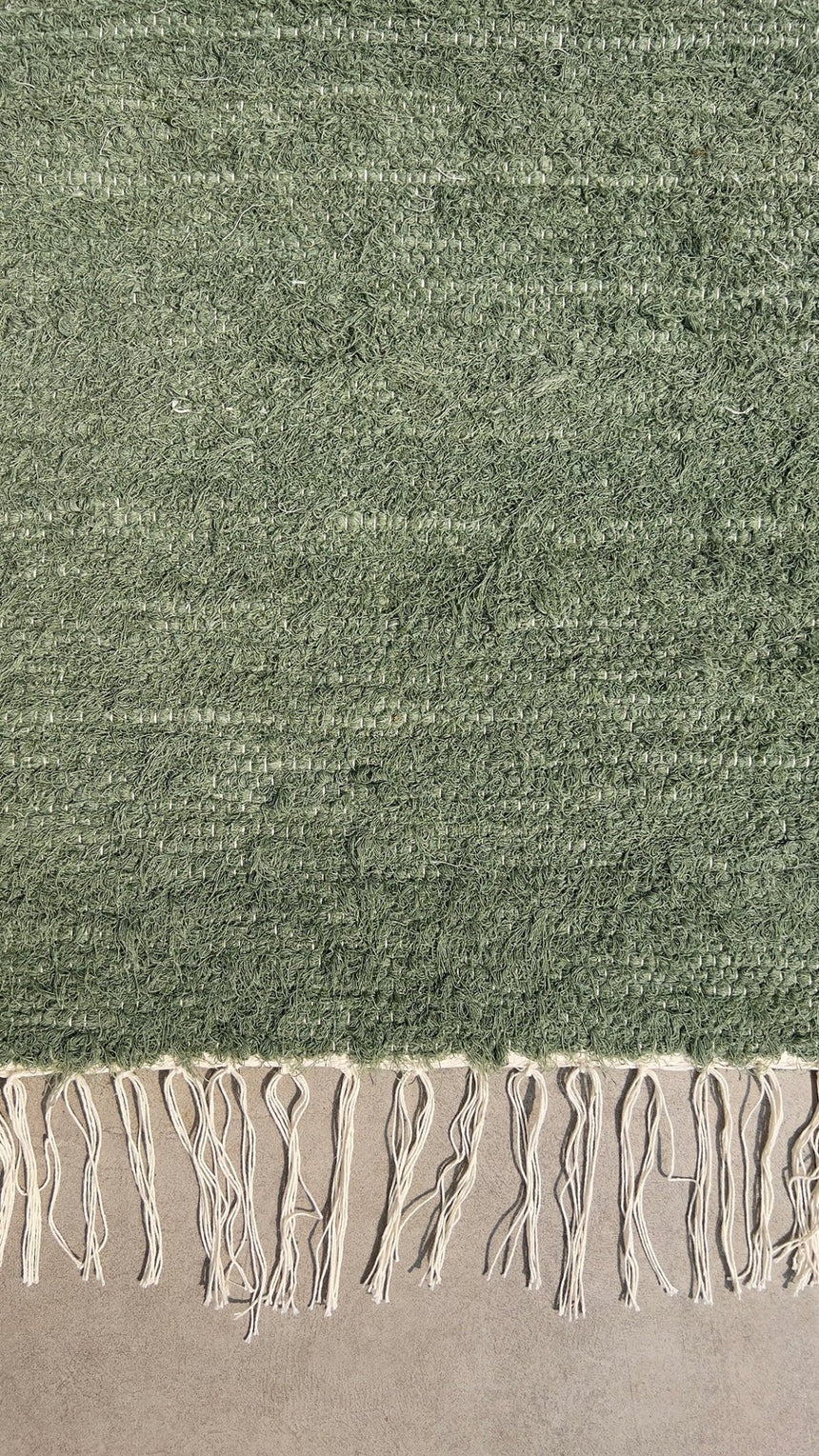 Tapis en coton recyclé tissé à la main AMALIA - AFKliving