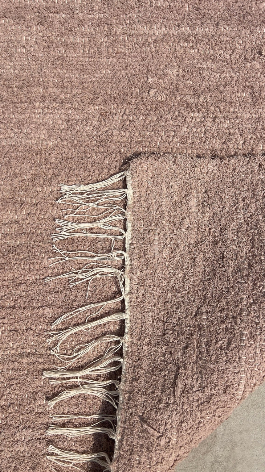 Tapis en coton recyclé tissé à la main AMALIA - AFKliving