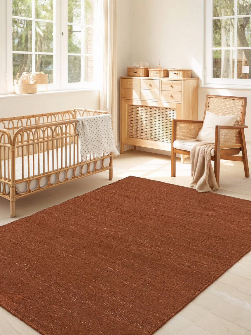 Tapis en coton recyclé tissé à la main AMALIA - AFKliving