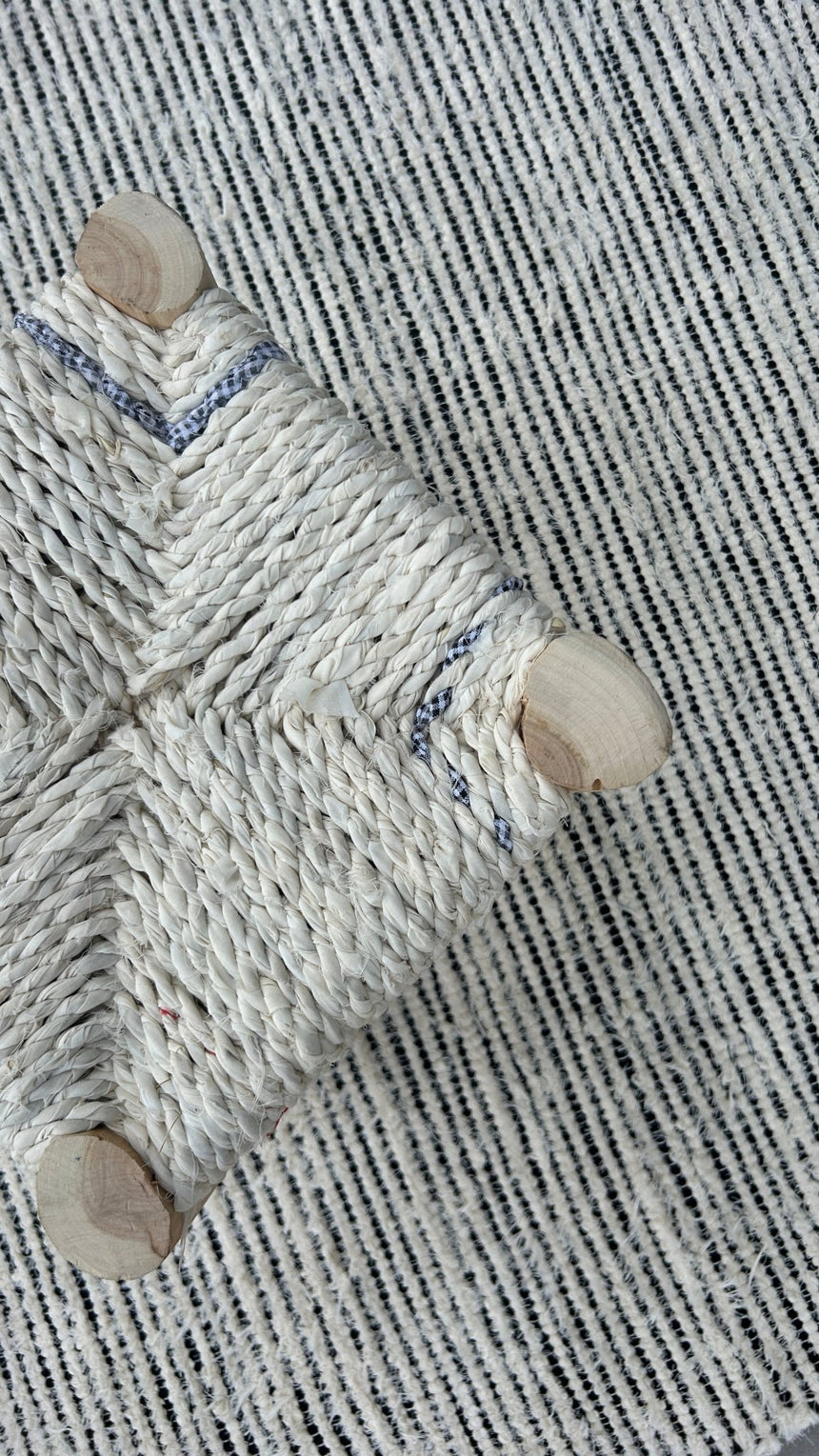 Tapis en coton recyclé tissé à la main BARTOLO - AFKliving