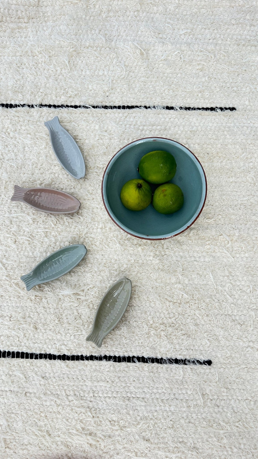 Tapis en coton recyclé tissé à la main CAMOES - AFKliving