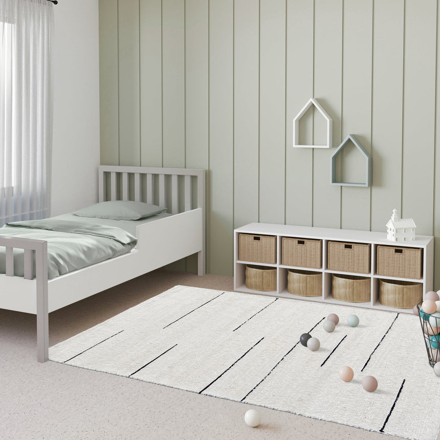 Tapis en coton recyclé tissé à la main CAMOES - AFKliving