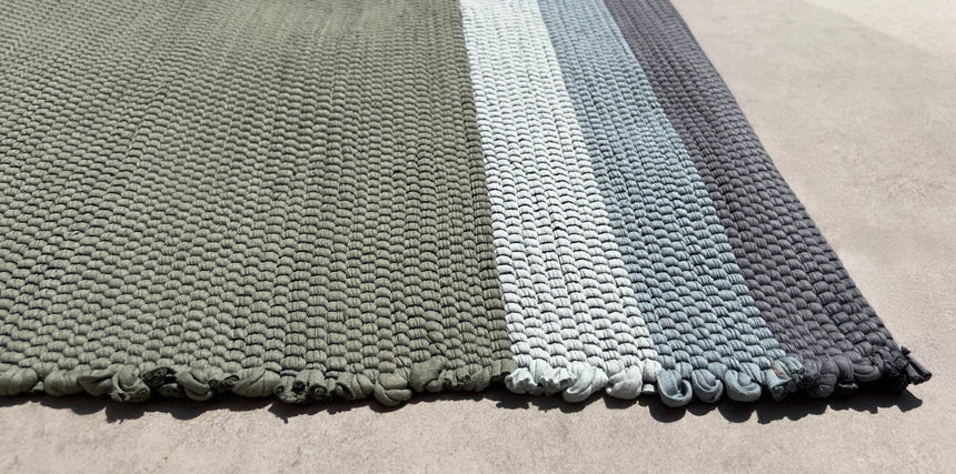 Tapis en coton recyclé tissé à la main FADO - AFKliving