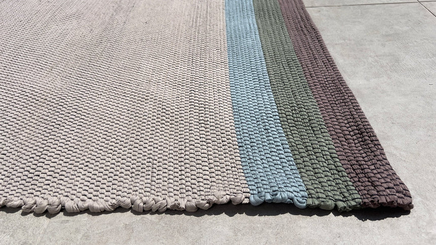 Tapis en coton recyclé tissé à la main FADO - AFKliving