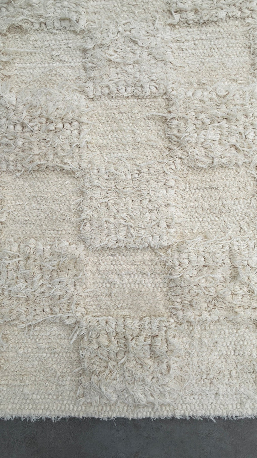 Tapis en coton recyclé tissé à la main SUAVE - AFKliving