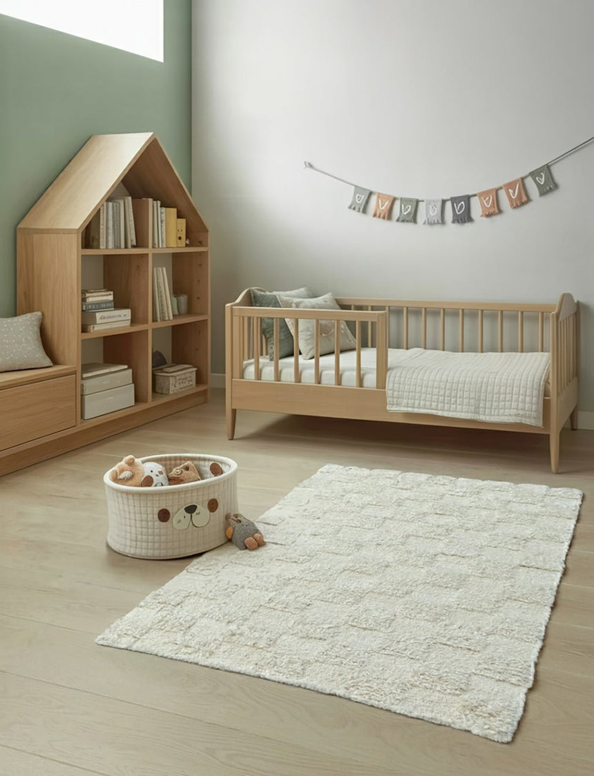 Tapis en coton recyclé tissé à la main SUAVE - AFKliving