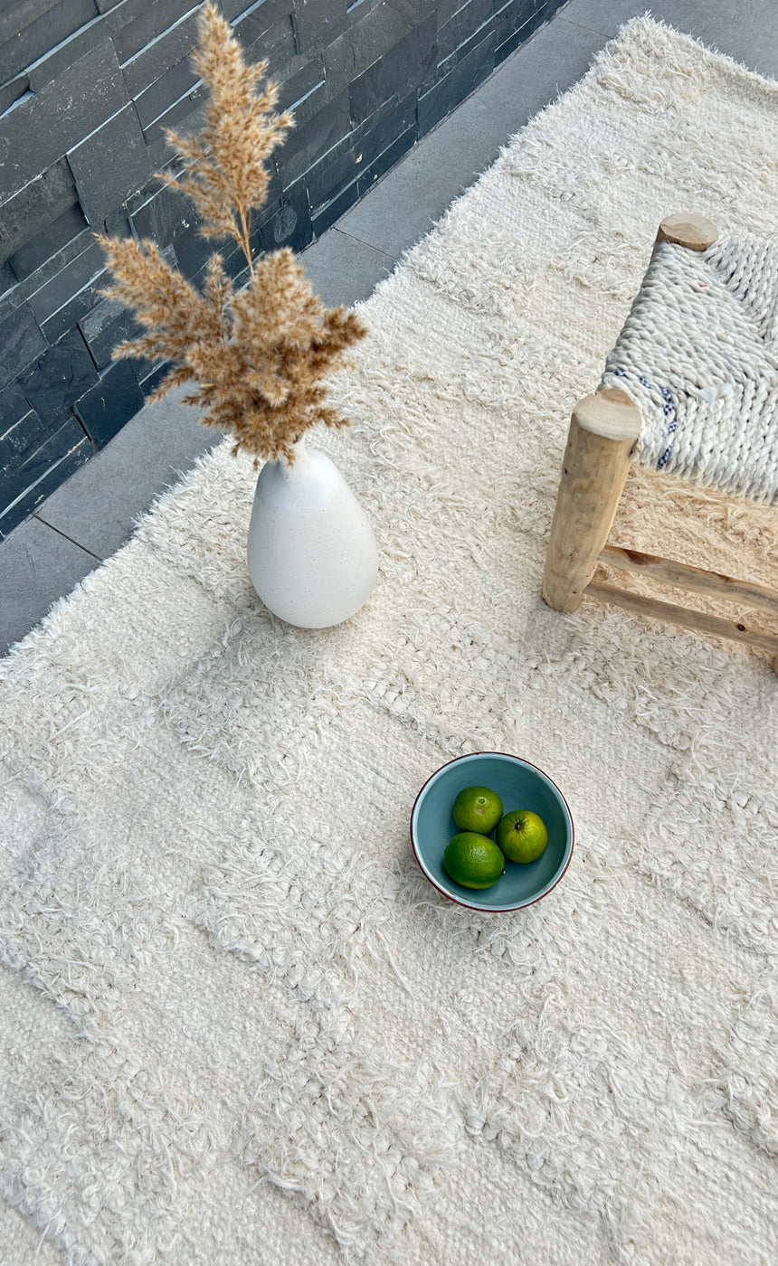 Tapis en coton recyclé tissé à la main SUAVE - AFKliving