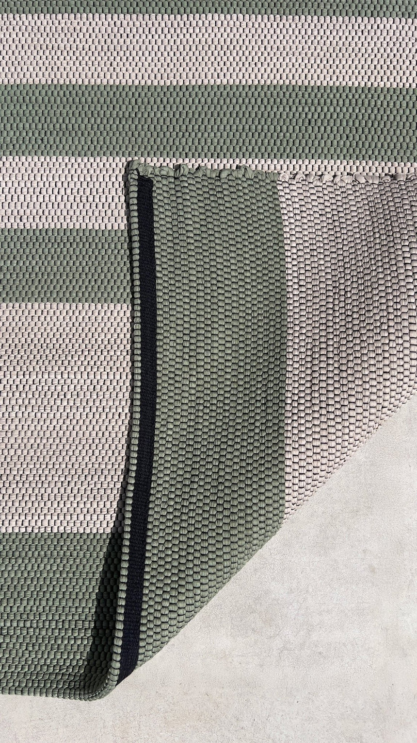 Tapis en coton recyclé tissé à la main TIAGO - AFKliving