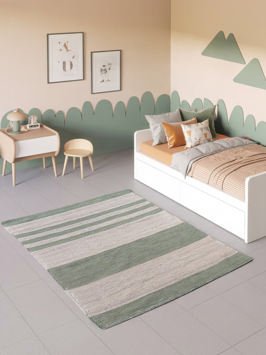 Tapis en coton recyclé tissé à la main TIAGO - AFKliving
