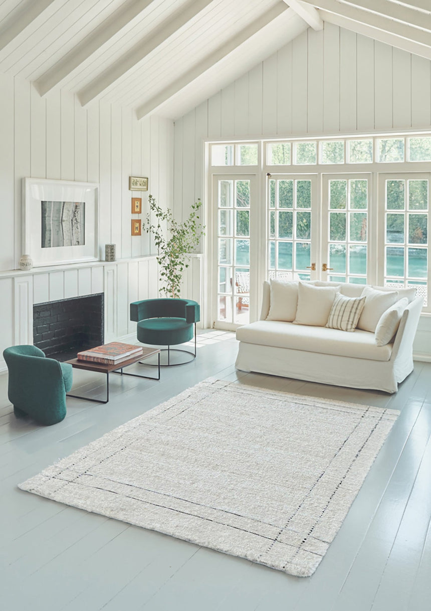 Tapis en coton recyclé tissé à la main VASCO - AFKliving