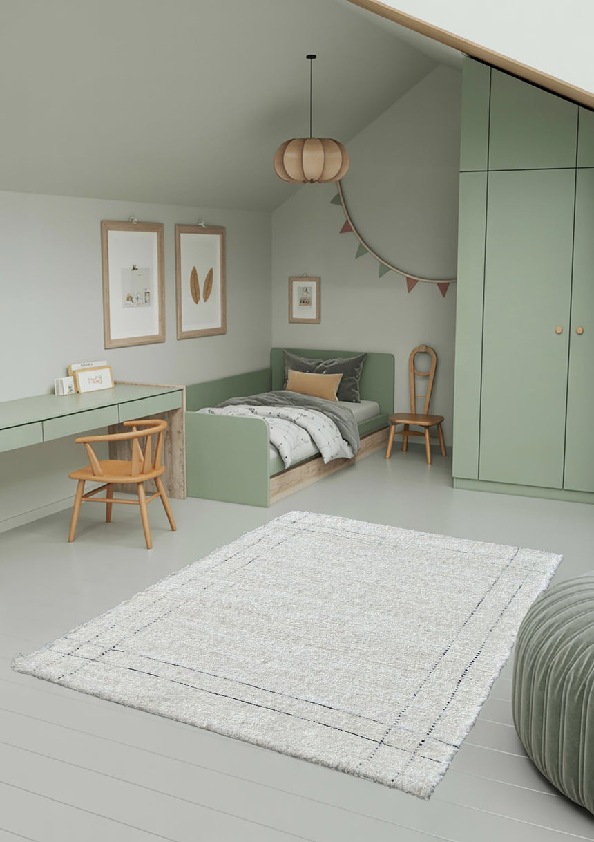 Tapis en coton recyclé tissé à la main VASCO - AFKliving