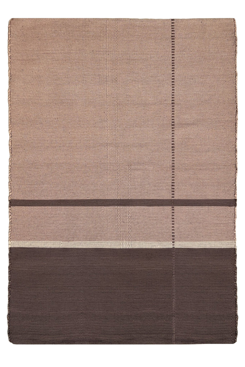 Tapis en fibres recyclées tissé à la main LEONOR - AFKliving